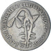 Münze, West African States, 50 Francs, 1972, Paris, S+, Kupfer-Nickel, KM:6