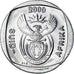 Coin, South Africa, Rand, 2000, AU(55-58), Nickel Plated Copper, KM:227