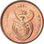 Moneta, Sudafrica, Cent, 2001, Pretoria, BB, Acciaio placcato rame, KM:221