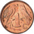 Moneta, Południowa Afryka, Cent, 2001, Pretoria, EF(40-45), Miedź platerowana