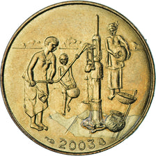 Coin, West African States, 10 Francs, 2003, Paris, EF(40-45), Aluminum-Bronze