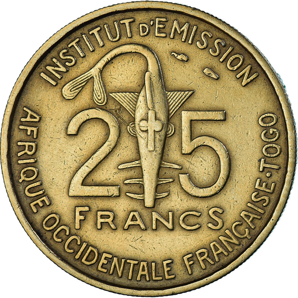 Moneta, Africa occidentale francese, 25 Francs, 1957, Paris, BB