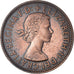 Coin, Great Britain, Elizabeth II, Penny, 1966, VF(20-25), Bronze, KM:897