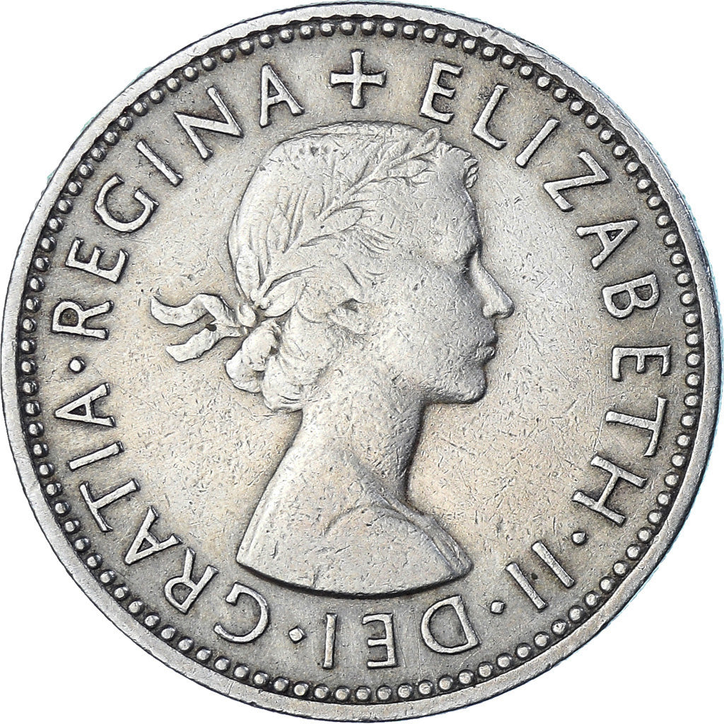 Coin, Great Britain, Shilling, 1956, EF(40-45), Cupronickel, KM:904