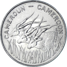 Coin, Cameroon, 100 Francs, 1975, Paris, EF(40-45), Nickel, KM:17
