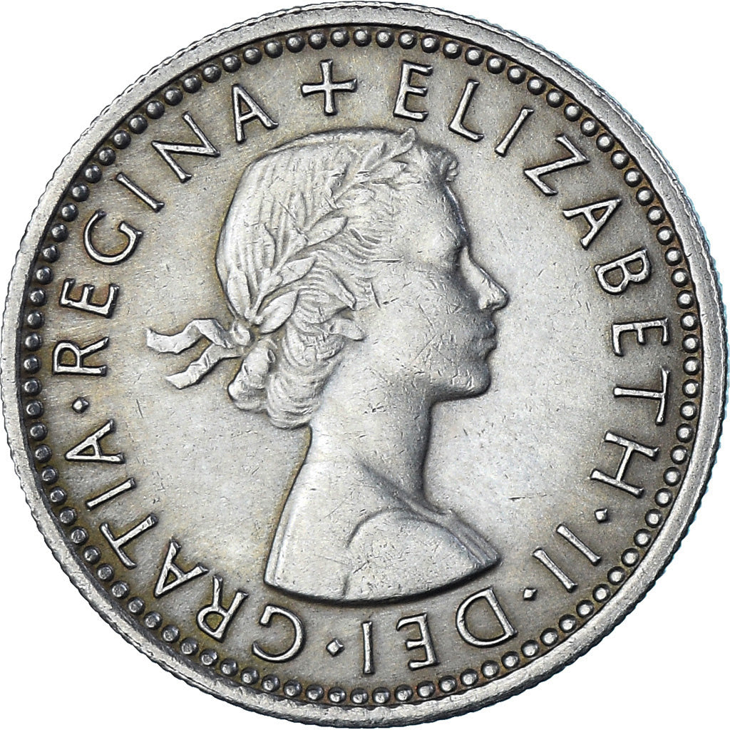 Moneta, Gran Bretagna, Elizabeth II, 6 Pence, 1964, SPL-, Rame-nichel, KM:903