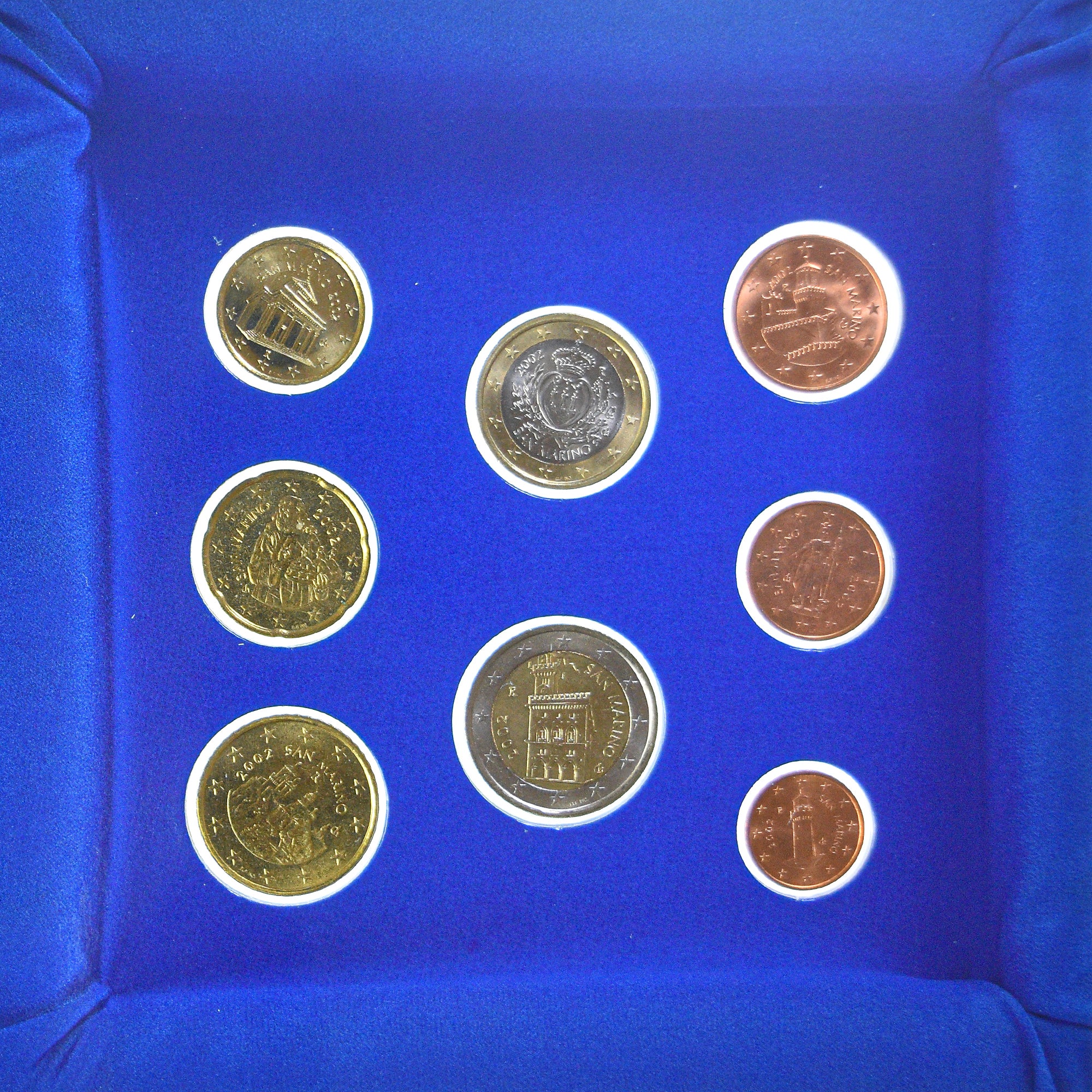 San Marino, Set Euros, 2002, Rome, BU, FDC, n.v.t.