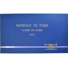 Moneta, Francja, Coffret 1 c. à 50 frs., 1975, Monnaie de Paris, FDC