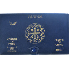 Munten, Frankrijk, Coffret 1 c. à 50 frs., 1980, Monnaie de Paris, FDC, FDC