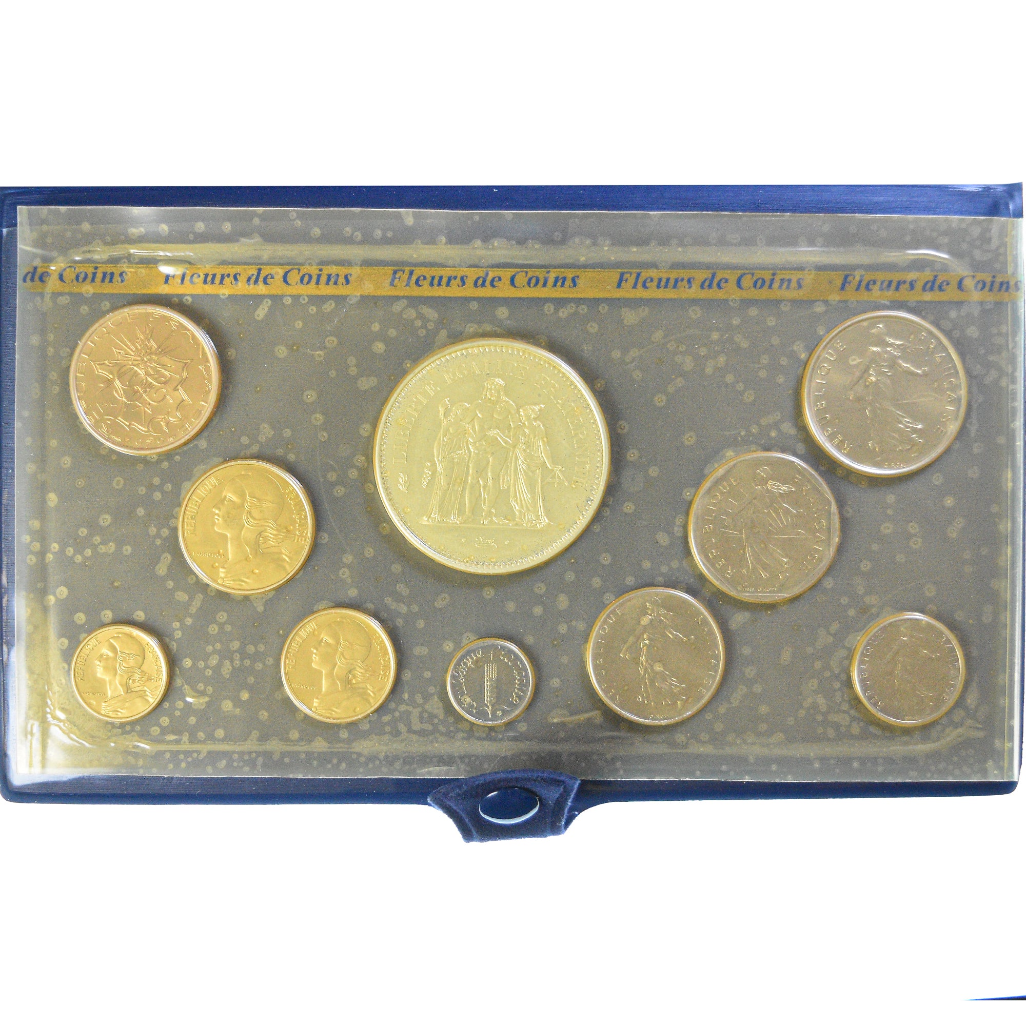 Moneda, Francia, Coffret 1 c. à 50 frs., 1979, Monnaie de Paris, FDC, Sin
