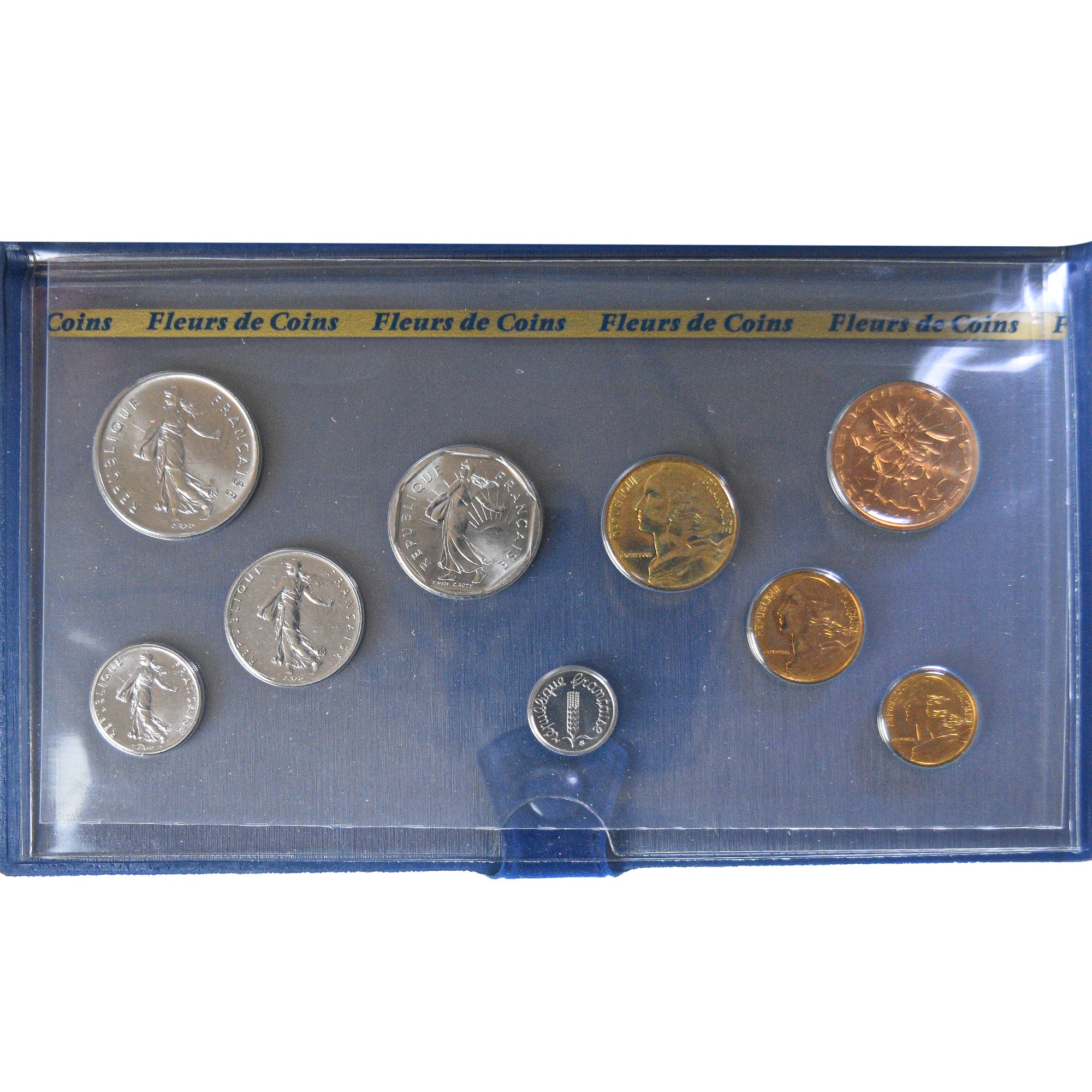 Monnaie, France, Coffret 1 c. à 10 frs., 1981, Monnaie de Paris, FDC, FDC