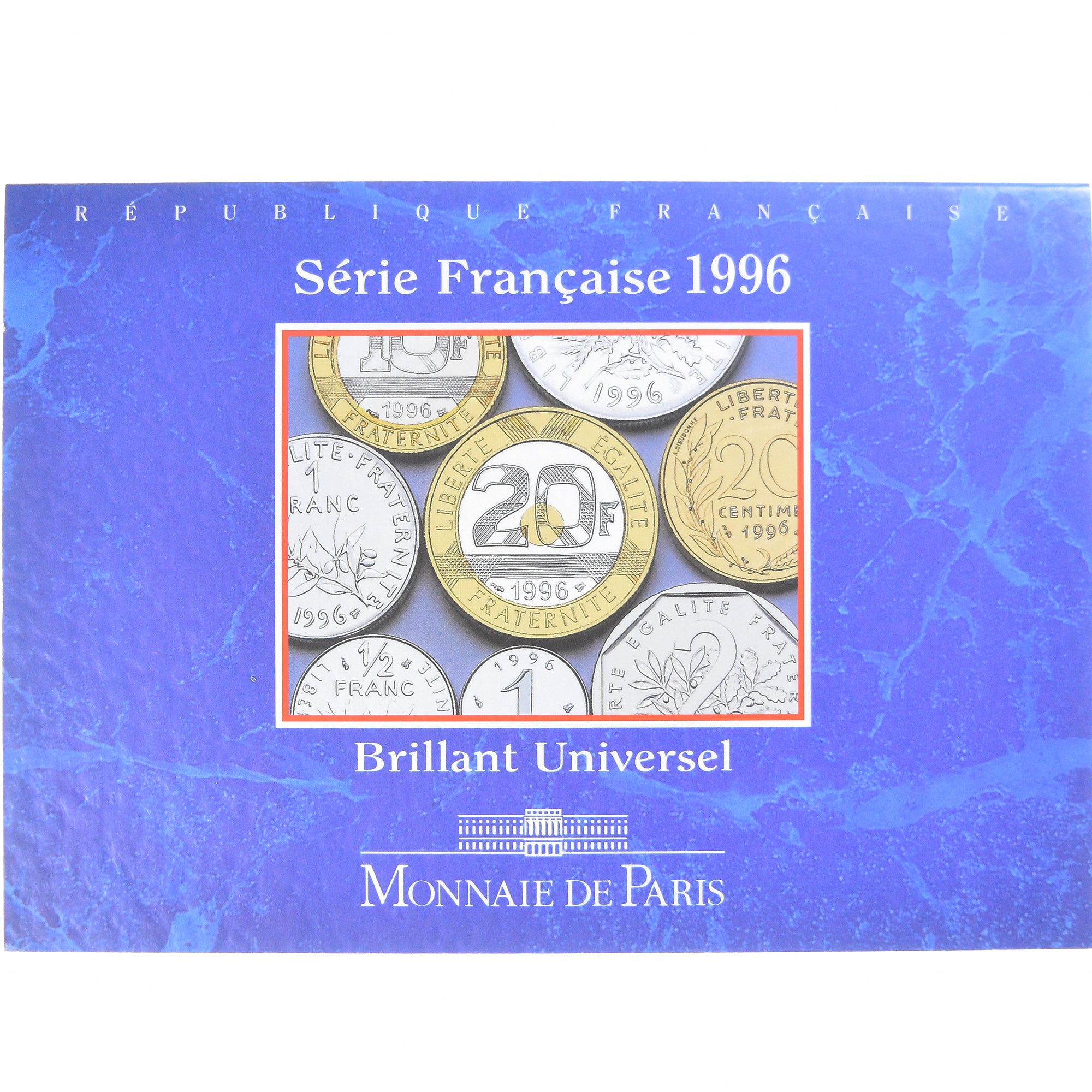 Moneta, Francia, Monnaie de Paris, Set, 1996, Paris, BU, FDC, N.C., Gadoury:page