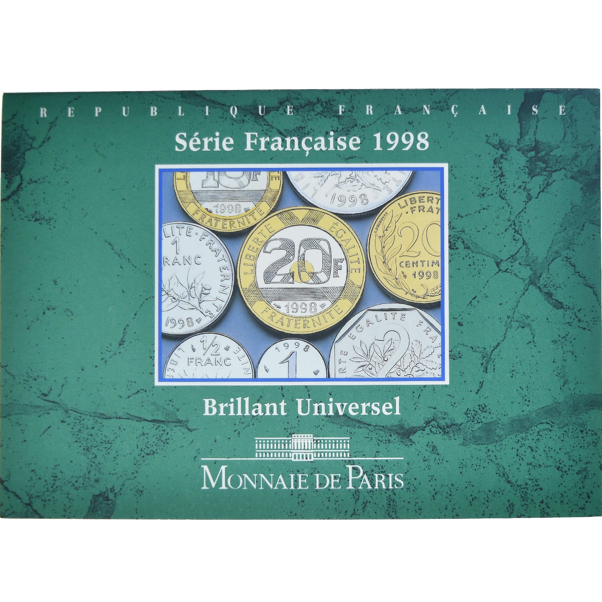 Moneta, Francia, Monnaie de Paris, Set, 1998, FDC, N.C., Gadoury:page 288