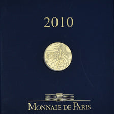 France, Monnaie de Paris, 100 Euro, 2010, Paris, LA SEMEUSE .BU, MS(65-70), Gold