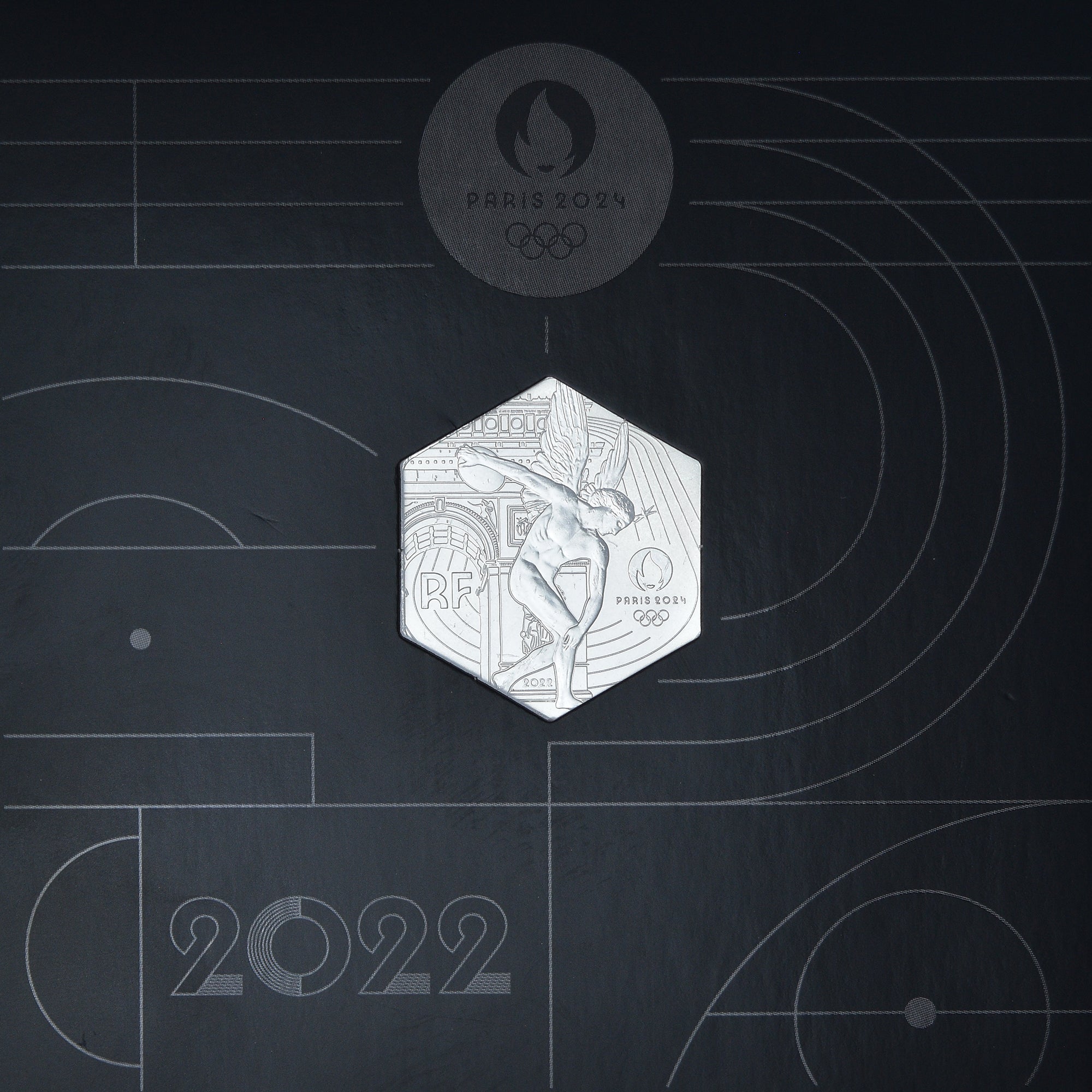 Frankreich, Monnaie de Paris, 10 Euro, 2022, 10 Euro Olympic Games, Paris 2024 -