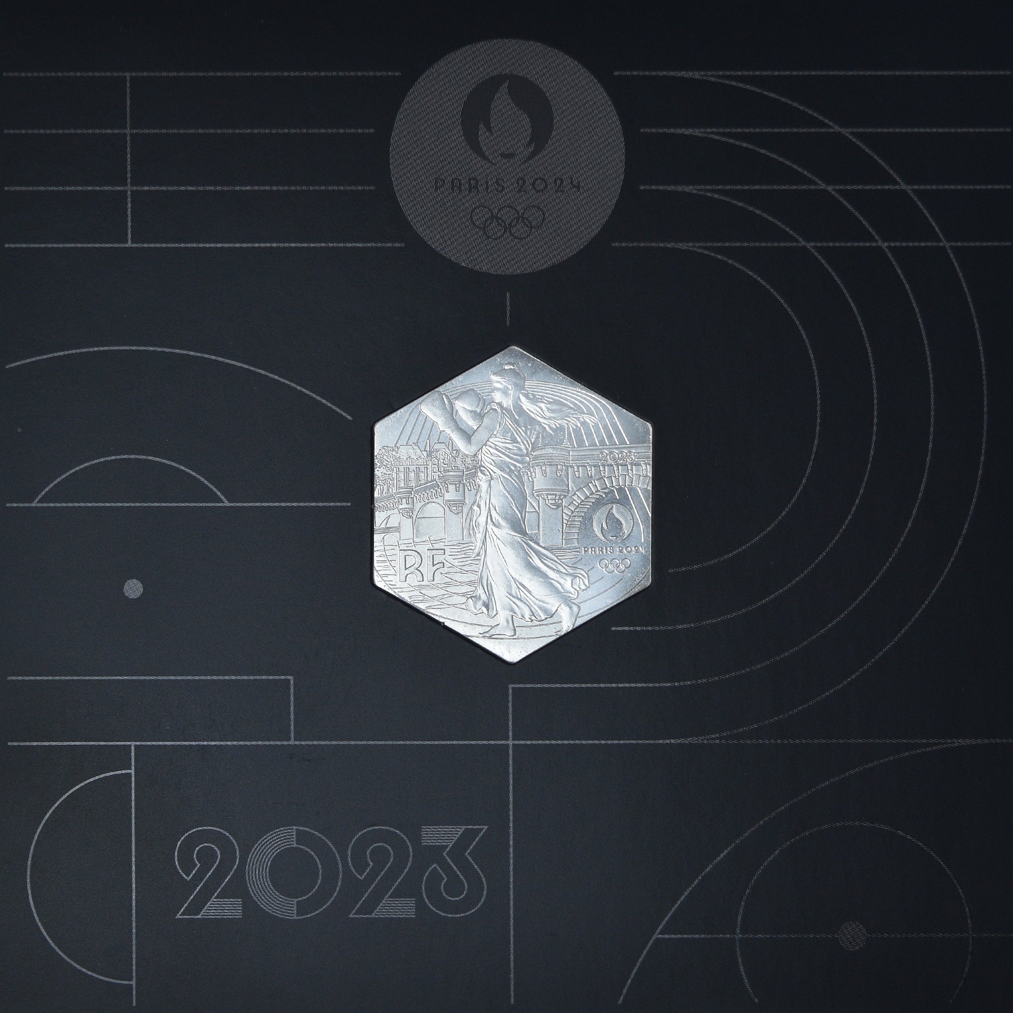 France, Monnaie de Paris, 10 Euro, 2023, Jeux Olympiques PARIS 2024 France - 10