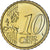 Lituania, 10 Euro Cent, 2015, SC, Latón, KM:208