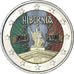 Ireland, 2 Euro, 2016, HIBERNIA colorized, MS(63), Bi-Metallic