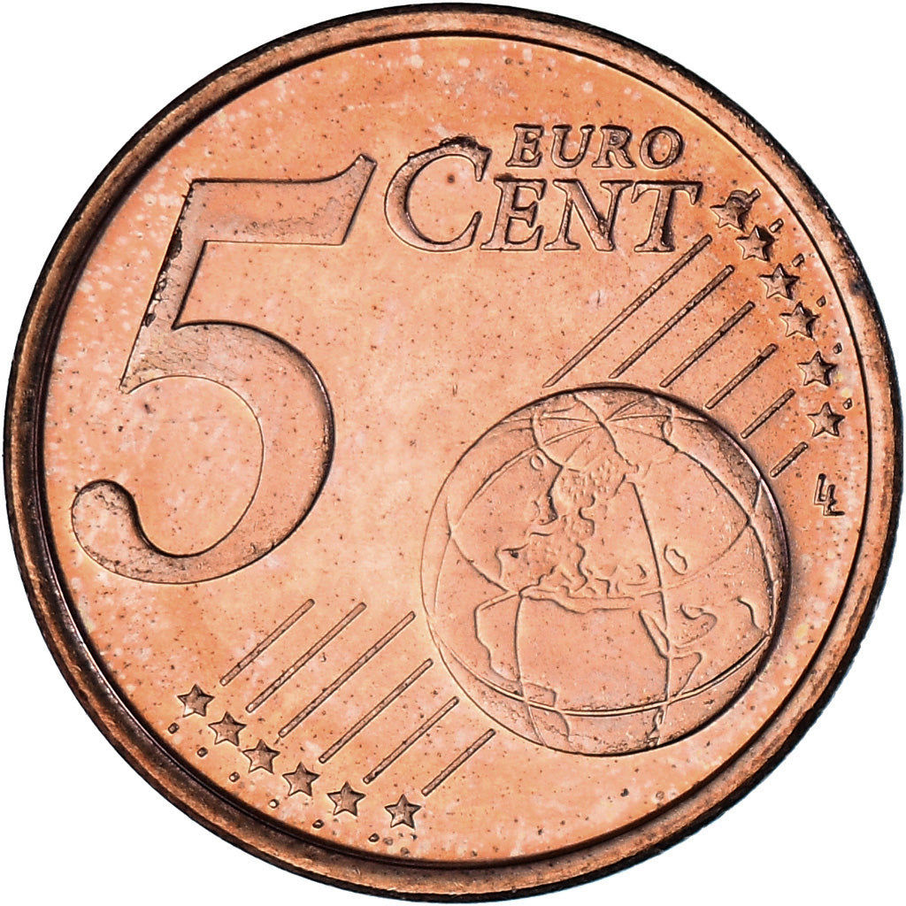 Finlande, 5 Euro Cent, 2001, Vantaa, FDC, Cuivre plaqué acier, KM:100