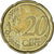 Słowenia, 20 Euro Cent, 2007, EF(40-45), Mosiądz, KM:72