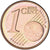 Coin, Slovenia, Euro Cent, 2007, MS(63), Copper Plated Steel