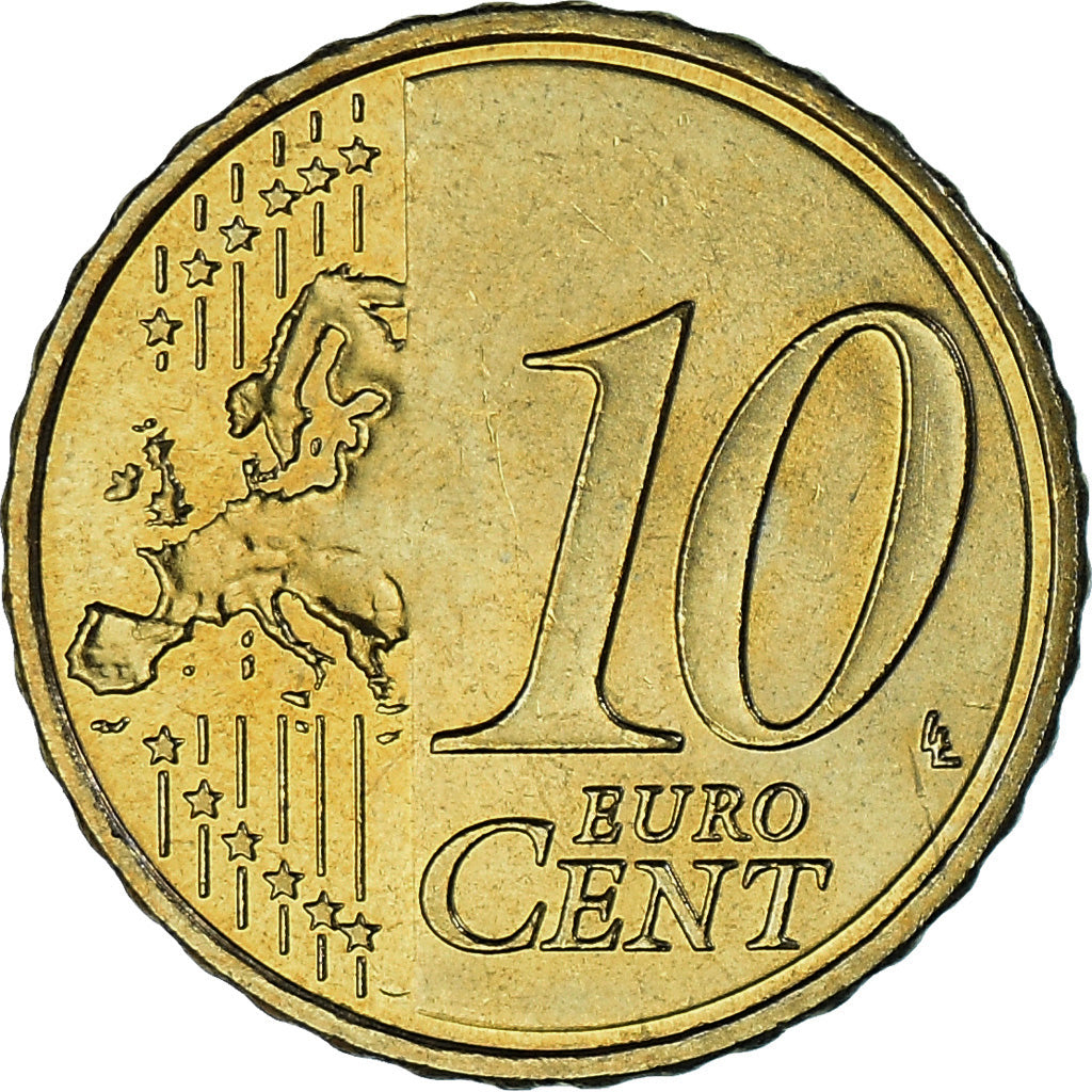 Andorra, 10 Euro Cent, 2014, MS(63), Brass, KM:New