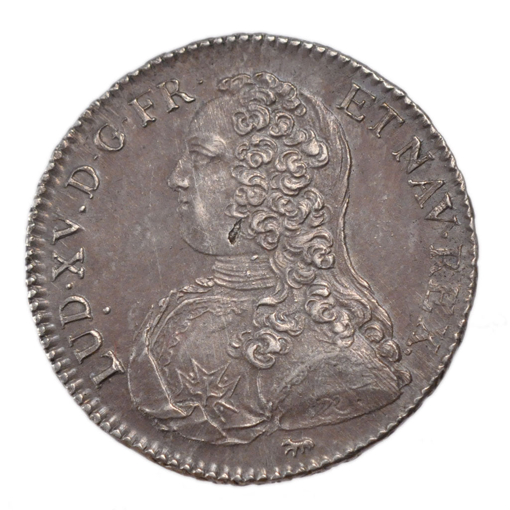 FRANCE, 1/2 Écu aux branches d'olivier, 1/2 Ecu, 1726, Paris, MS(60-62), Silver,