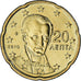 Grecia, 20 Euro Cent, 2010, SPL, Ottone, KM:212