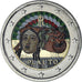 Italy, 2 Euro, Plauto, poète romain, 2016, Colourized, MS(63), Bi-Metallic