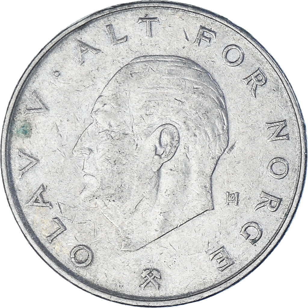 Münze, Norwegen, Olav V, Krone, 1982, SS, Kupfer-Nickel, KM:419