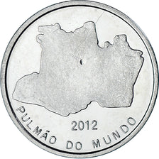 Coin, Brazil, 40 Reis, 2012, Amazonie., MS(63), Acier plaqué nickel