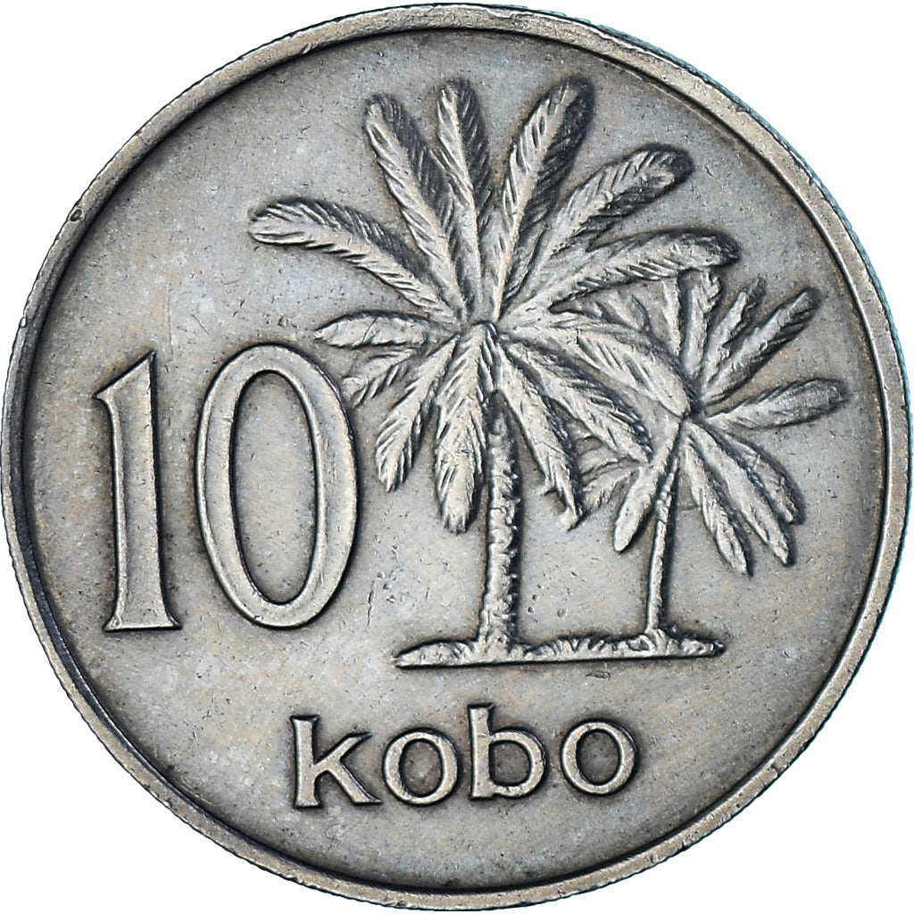 Monnaie, Nigéria, Elizabeth II, 10 Kobo, 1973, SUP, Cupro-nickel, KM:10.1