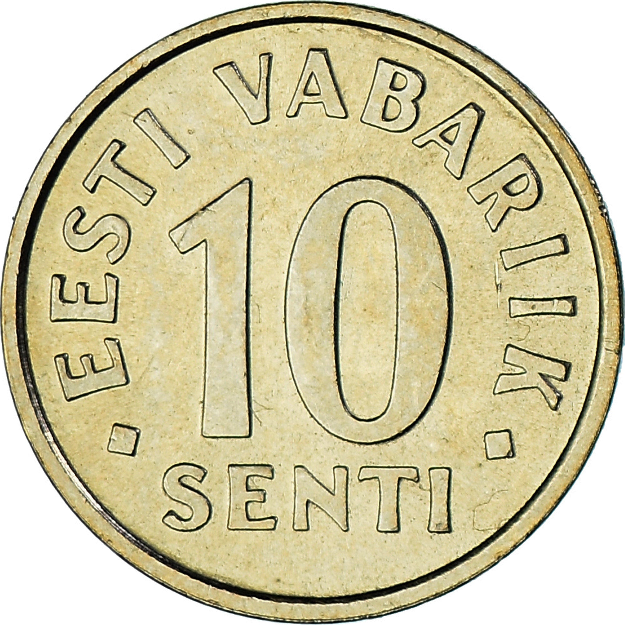 Moneta, Estonia, 10 Senti, 2002, BB+, Rame-nichel-alluminio, KM:22