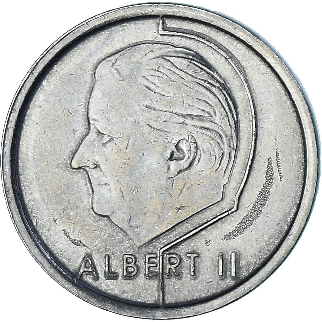 Munten, België, Albert II, Franc, 1996, ZF, Nickel Plated Iron, KM:188