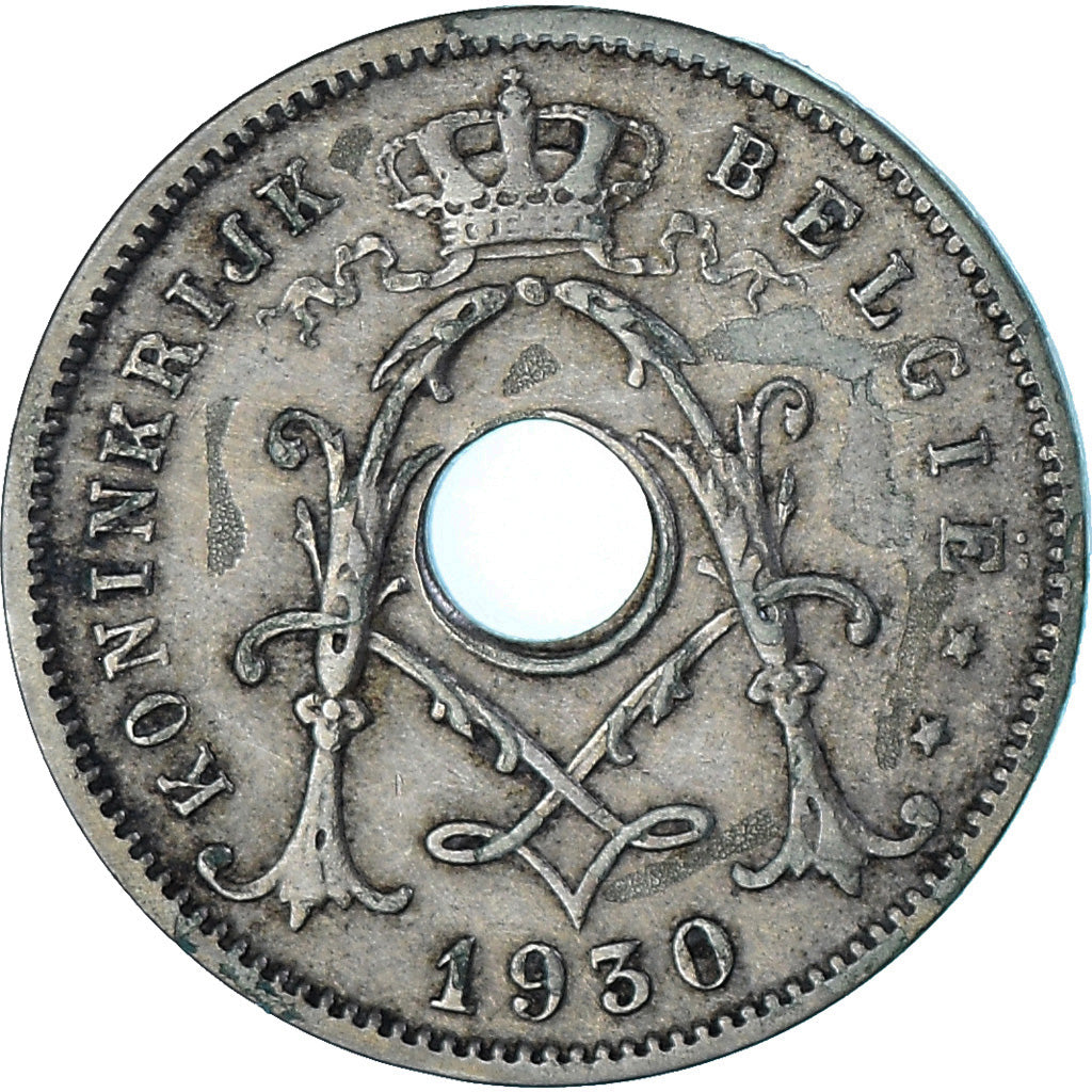 Munten, België, 5 Centimes, 1930, ZF, Nickel-brass, KM:94