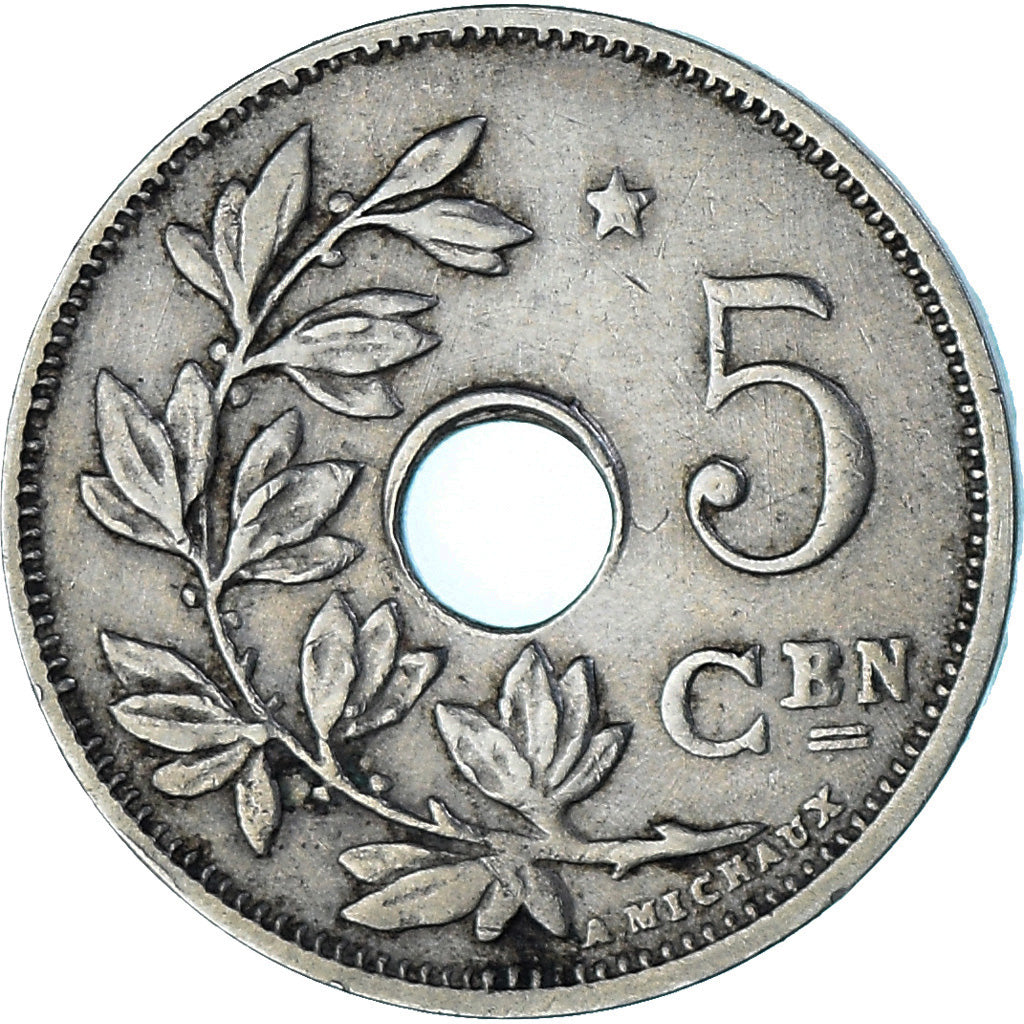Munten, België, 5 Centimes, 1930, ZF, Nickel-brass, KM:94