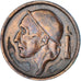 Coin, Belgium, 20 Centimes, 1957, EF(40-45), Bronze, KM:146