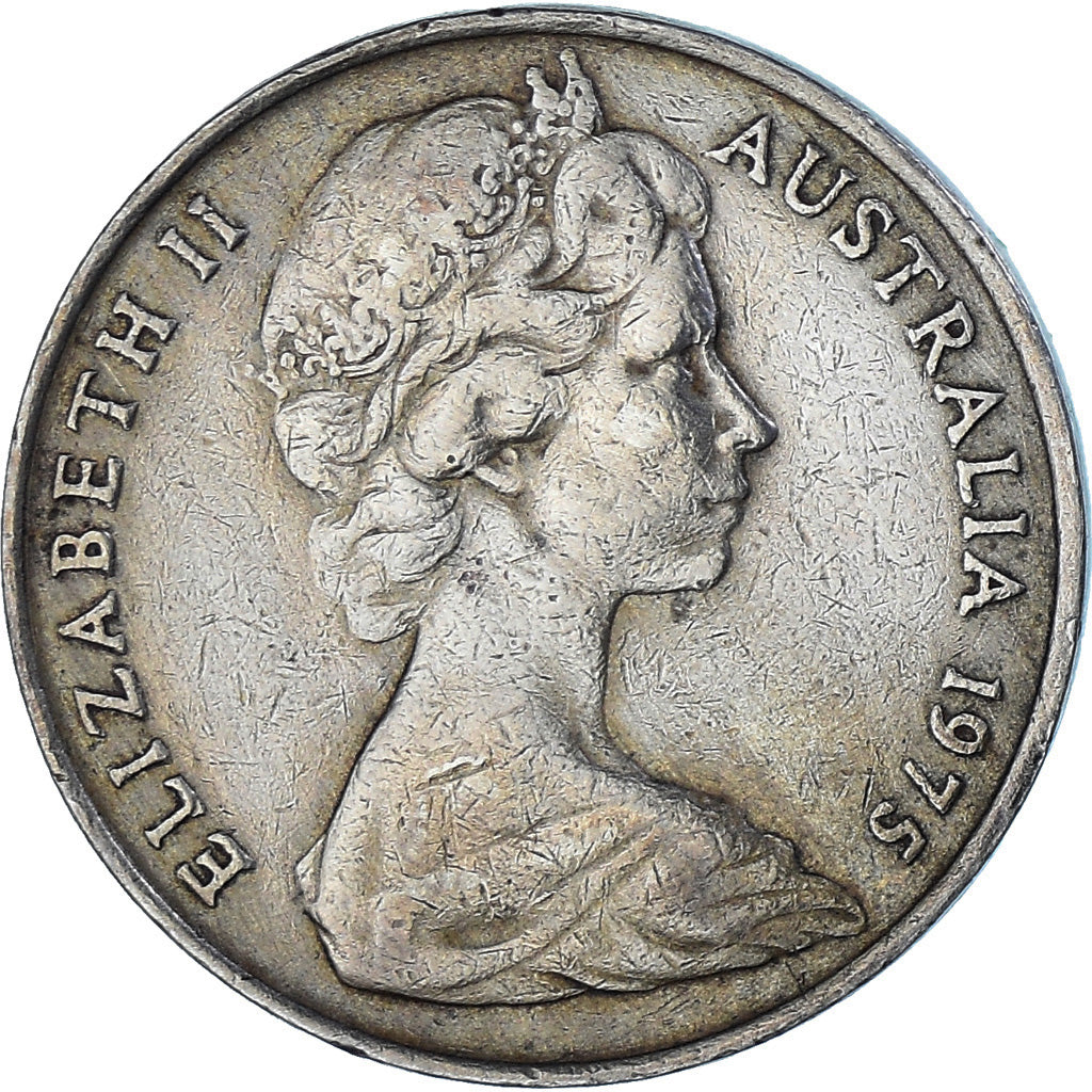 Coin, Australia, Elizabeth II, 10 Cents, 1975, Melbourne, EF(40-45)