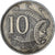 Munten, Australië, Elizabeth II, 10 Cents, 1975, Melbourne, ZF, Cupro-nikkel