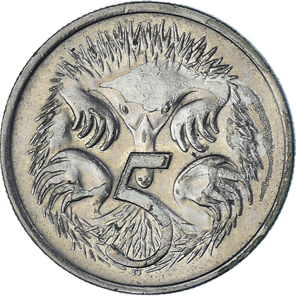 Coin, Australia, Elizabeth II, 5 Cents, 1982, Melbourne, EF(40-45)