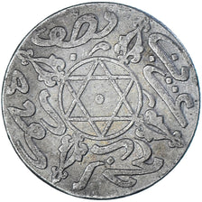 Coin, Morocco, 'Abd al-Aziz, 1/2 Dirham, 1895, Berlin, VF(30-35), Silver, KM:9.1