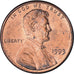 Moneda, Estados Unidos, Lincoln Cent, Cent, 1993, U.S. Mint, Philadelphia, MBC+