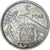 Moneda, España, Caudillo and regent, 5 Pesetas, 1968, BC+, Cobre - níquel