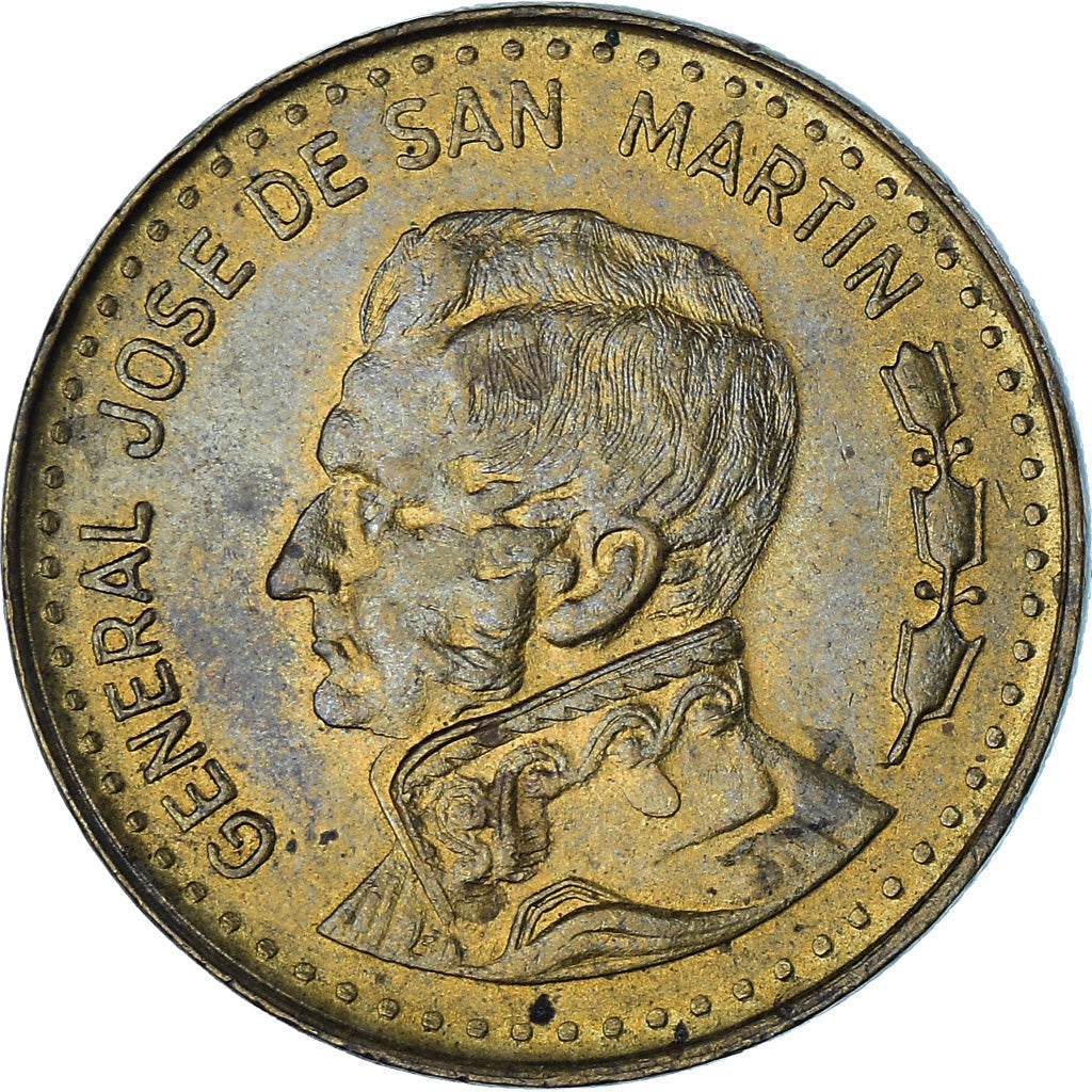Coin, Argentina, 100 Pesos, 1981, EF(40-45), Brass Clad Steel, KM:85a