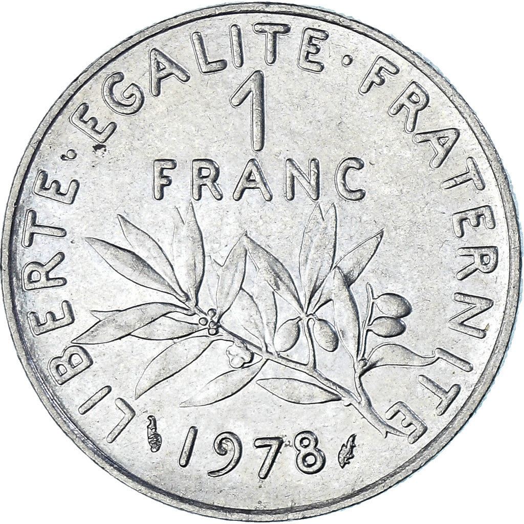 Monnaie, France, Semeuse, Franc, 1978, Paris, TTB+, Nickel, Gadoury:474