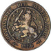 Coin, Netherlands, William III, 2-1/2 Cent, 1880, VF(30-35), Bronze, KM:108.1