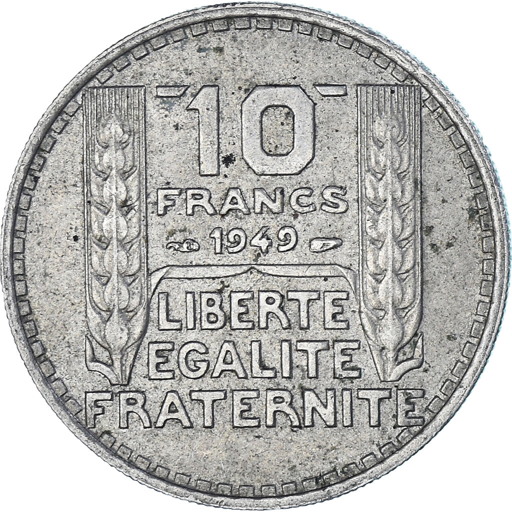 Coin, France, Turin, 10 Francs, 1949, Paris, EF(40-45), Copper-nickel, KM:909.1