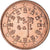Portugal, 5 Euro Cent, 2002, Lisbon, AU(55-58), Copper Plated Steel, KM:742