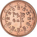 Portugal, 5 Euro Cent, 2002, Lisbon, AU(55-58), Aço Cromado a Cobre, KM:742