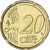 Grécia, 20 Euro Cent, 2008, Athens, MS(63), Latão, KM:212